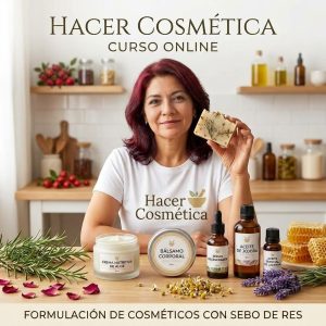Cosméticos con sebo de res